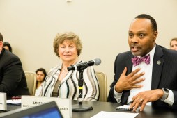 Delaware CIO James Collins, Delaware Elections Commissioner Elaine Manlove