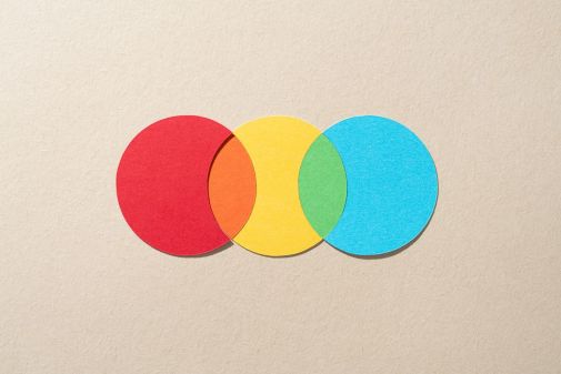 construction paper Venn diagram